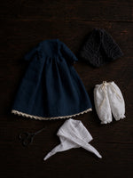 Load image into Gallery viewer, Heirloom dolls clothes handmade by artist Kate Karsten 
