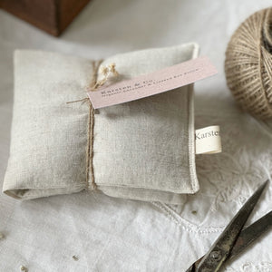 Natural Linen Eye Pillow, Organic Lavender