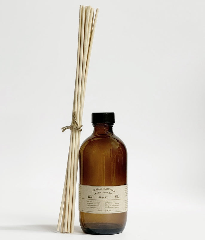 100% Pure Essential Oil Reed Diffuser “Library”