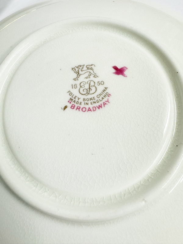 "FOLEY" Broadway Teacup, Saucer & Side Plate England