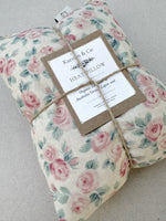 Load image into Gallery viewer, Liberty Heat Pillow &quot;Ascot Rose&quot; Organic lavender &amp; Lupin
