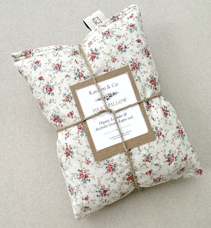 Organic Lavender & Lupin Heat Pack - Pillow “Cottage”