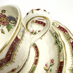 Load image into Gallery viewer, Marlborough Teacup, Saucer &amp; Side Plate Royal Petal &quot;Grindley&quot; England
