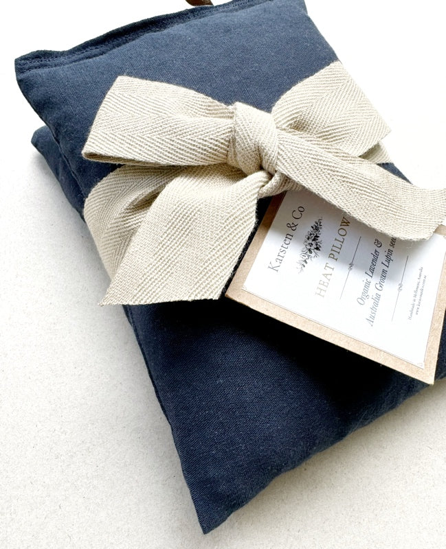 Linen Heat Pack - Pillow “Navy”