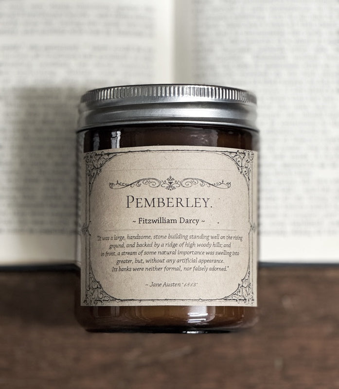 Bookish Candle “Pemberley”