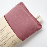 Load image into Gallery viewer, Natural Linen Eye Pillow, Organic Lavender &quot;Rose&quot;
