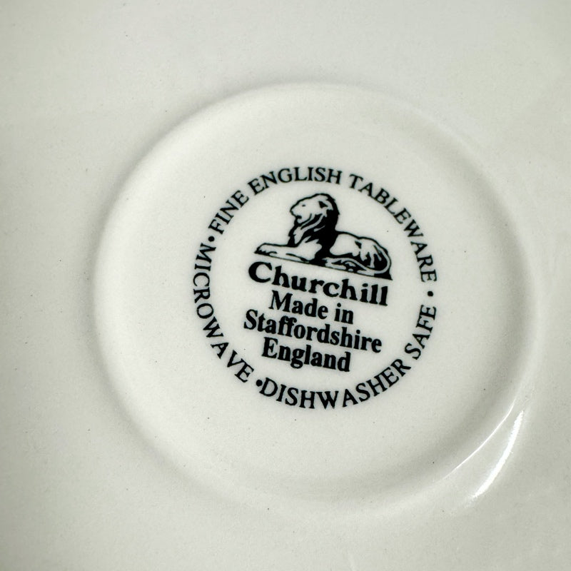 Churchill Staffordshire England - Teacup & Saucer