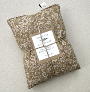 Organic Lavender & Lupin Heat Pack - Pillow “Olive Fields”