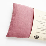 Load image into Gallery viewer, Natural Linen Eye Pillow, Organic Lavender &quot;Rose&quot;
