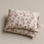Load image into Gallery viewer, floral pink Organic Lavender and Lupin Heat pack/pillow - Karstenandco
