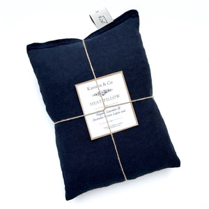 Linen Heat Pillow “Navy”