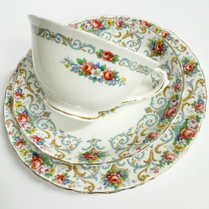 Tuscan "ORLEANS" Teacup, saucer & Sideplate