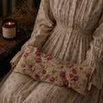 Load image into Gallery viewer, Floral lupin heat pack/pillow Australia - handmade with organic lavender in Victoria by Karsten &amp; Co.
