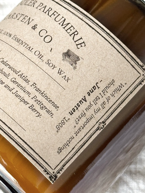 100% Pure Plant-Distilled Essential Oil Candle “Library”