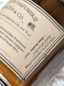 100% Pure Plant-Distilled Essential Oil Candle “Library”