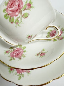 "Victoria" Teacup, Saucer & Side Plate