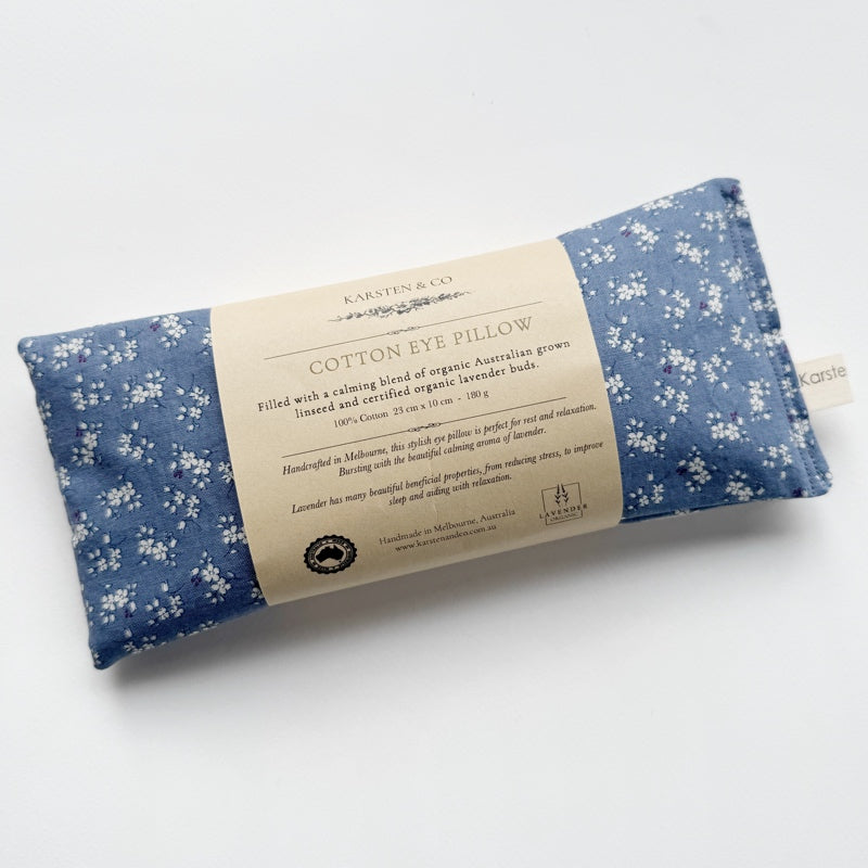 Eye Pillow / Organic Lavender "English Garden"
