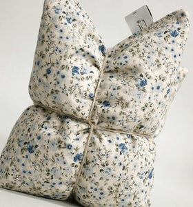 Organic Lavender & Lupin Heat Pillow "Antique Blue Rose"