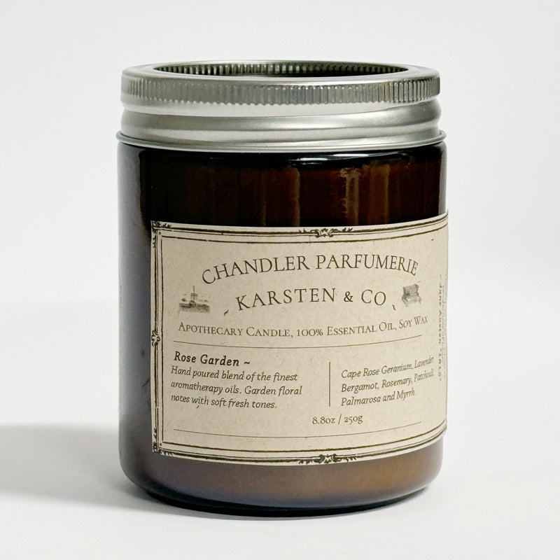 100% Pure Plant-Distilled Essential Oil Candle “Rose Garden”