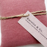 Load image into Gallery viewer, Natural Linen Eye Pillow, Organic Lavender &quot;Rose&quot;
