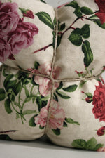 Load image into Gallery viewer, Organic Lavender &amp; Lupin Heat Pack - Pillow “Rose Bouquet&quot;
