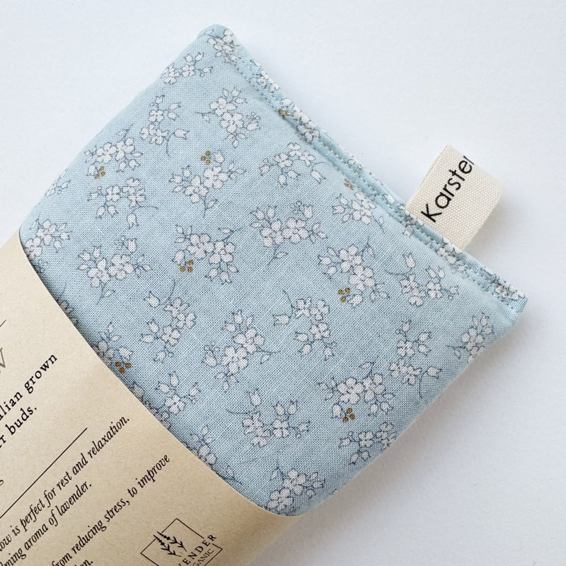 Eye Pillow / Organic Lavender "English Garden Pastel"
