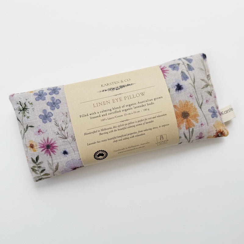 Soft Linen Eye Pillow “Windsor Park”
