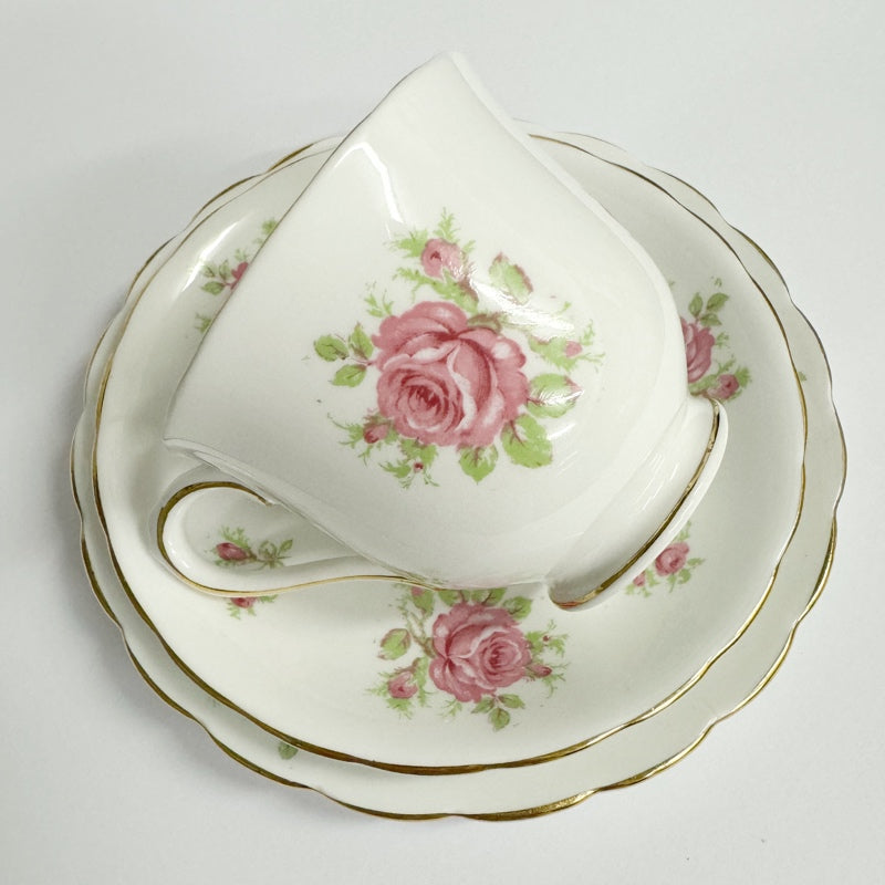 "Victoria" Teacup, Saucer & Side Plate