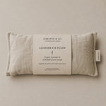 Load image into Gallery viewer, Lavender linen eye pillow - organic - Karsten &amp; Co handmade in Australia
