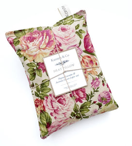 Organic Lavender & Lupin Heat Pillow “Rose Garden”