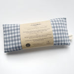 Load image into Gallery viewer, Eye Pillow / Organic Lavender “Blue Gingham”
