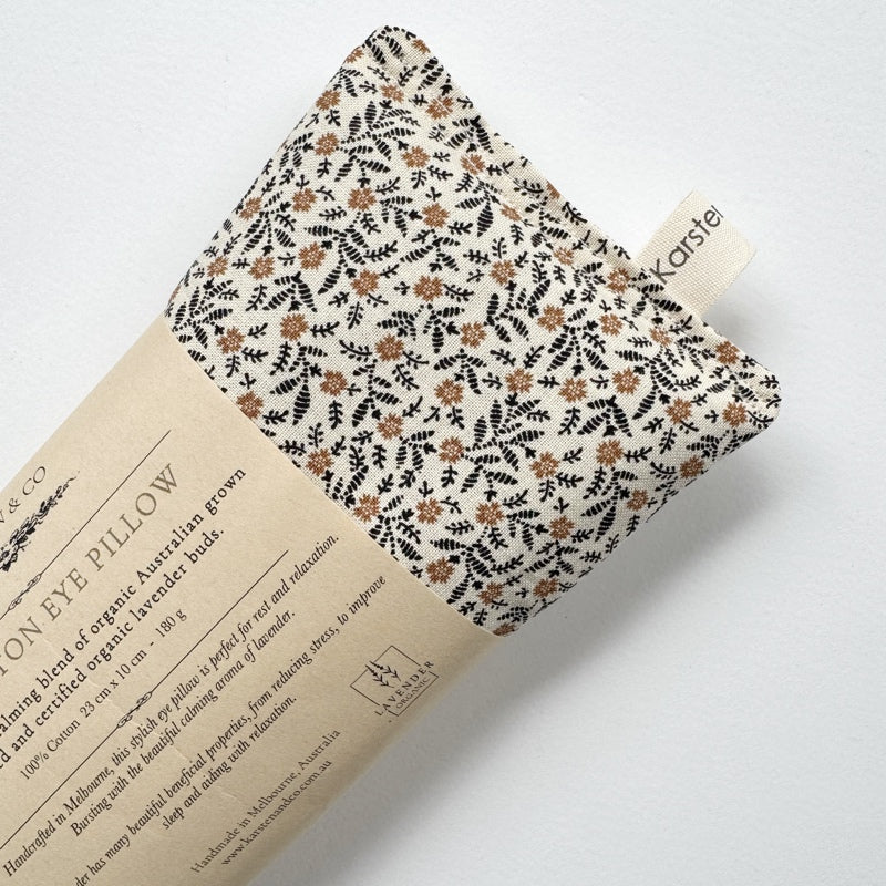 Eye Pillow / Organic Lavender “Autumn Leaves”