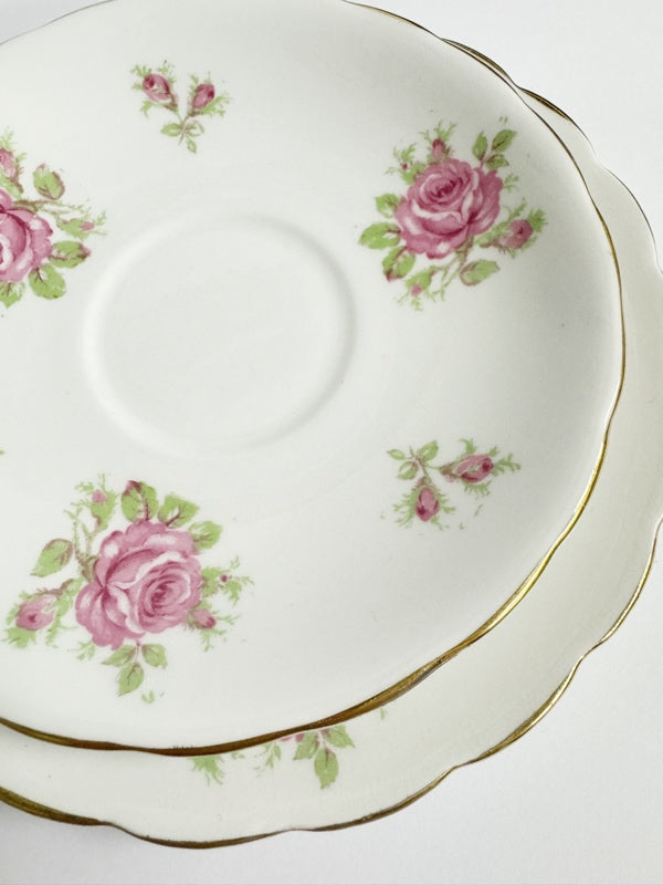 "Victoria" Teacup, Saucer & Side Plate