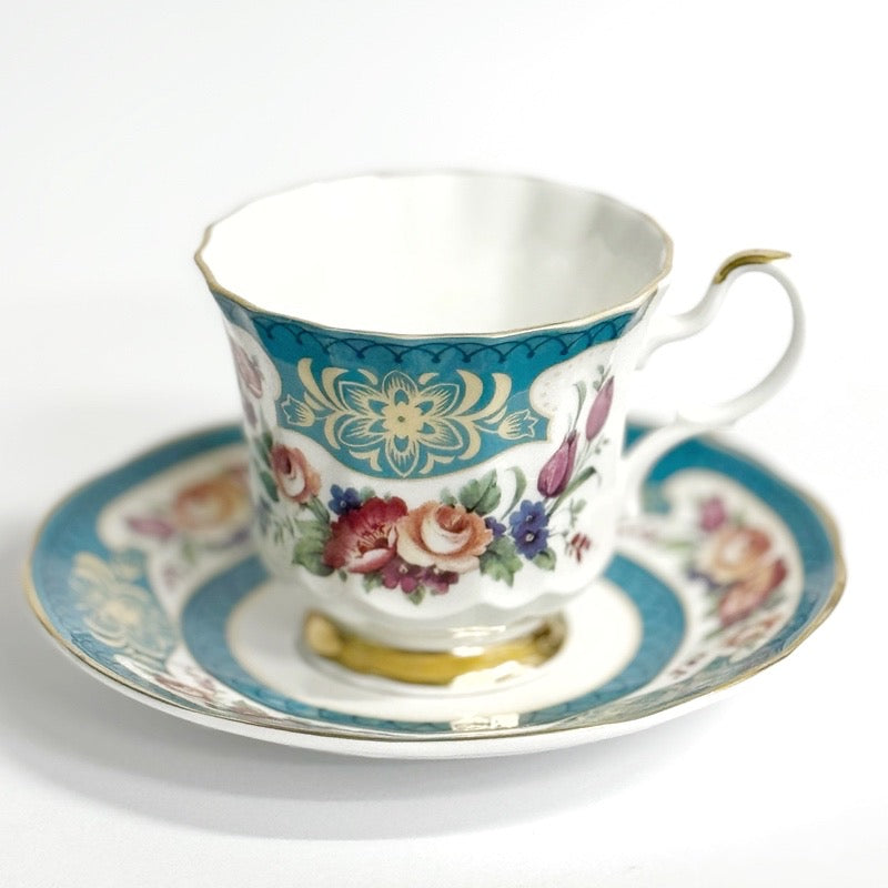 Queens Teacup & Saucer "Balmoral"