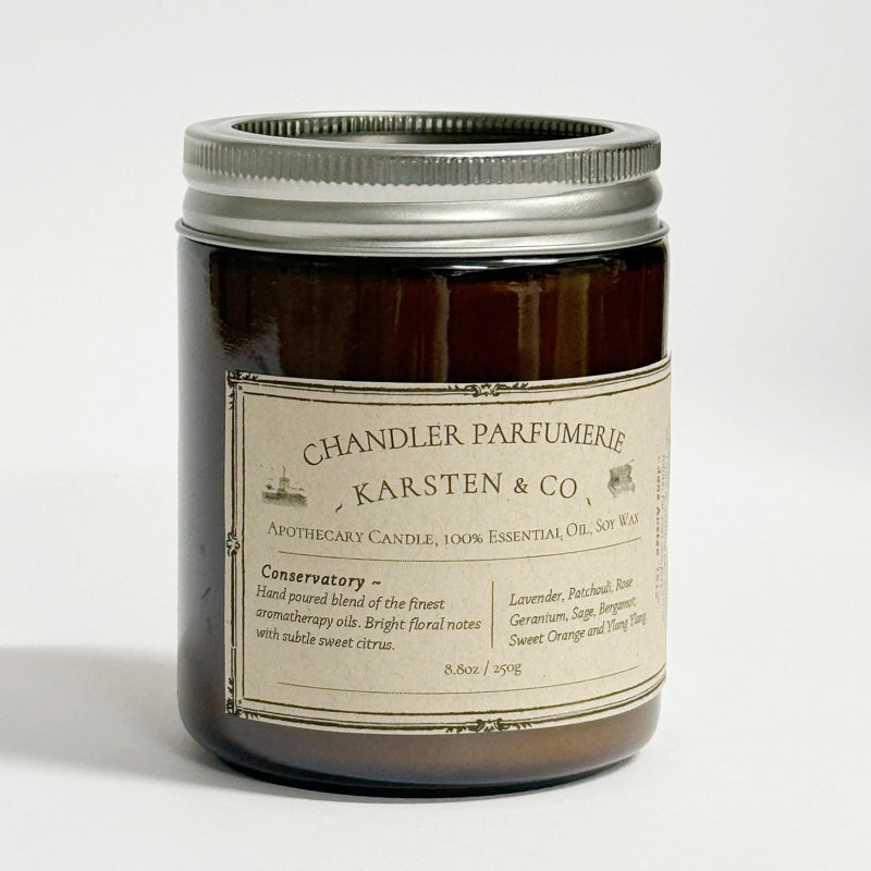 100% Pure Plant-Distilled Essential Oil Candle “Conservatory”