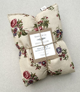 Organic Lavender & Lupin Heat Pack - Pillow “Cottage Bouquet”