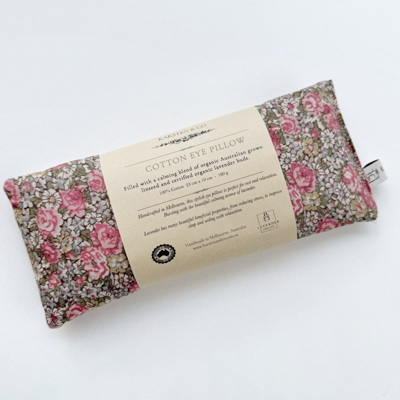 Eye Pillow / Organic Lavender “Cottage Garden”