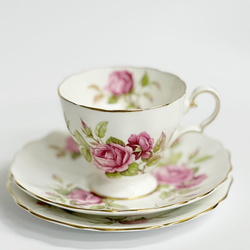 "GROSVENOR" Teacup, Saucer & Side Plate England