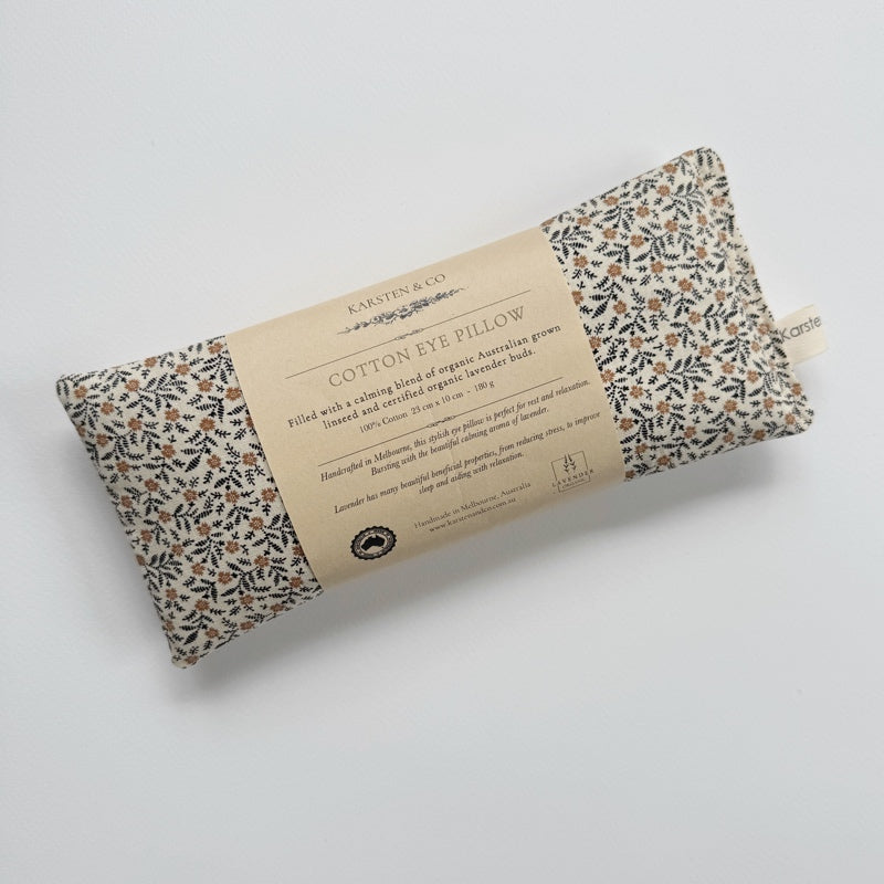 Eye Pillow / Organic Lavender “Autumn Leaves”