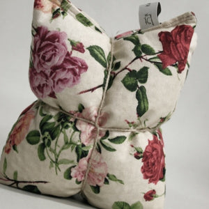 Organic Lavender & Lupin Heat Pack - Pillow “Rose Bouquet"