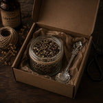 Load image into Gallery viewer, Organic Herbal Tea with Ornate Spoon in Box on Wooden Table - Karsten &amp; Co. Australia
