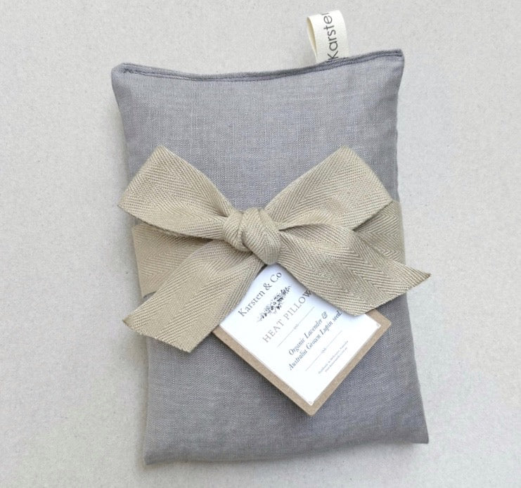 Linen Heat Pack - Pillow "Grey"