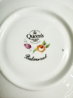 Load image into Gallery viewer, Queens Teacup &amp; Saucer &quot;Balmoral&quot;
