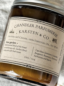 100% Pure Plant-Distilled Essential Oil Candle “Rose Garden”