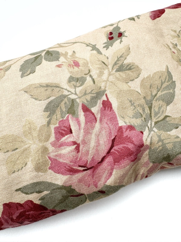 Lupin Heat Pillow / Organic Lavender “Antique Rose Bouquet”