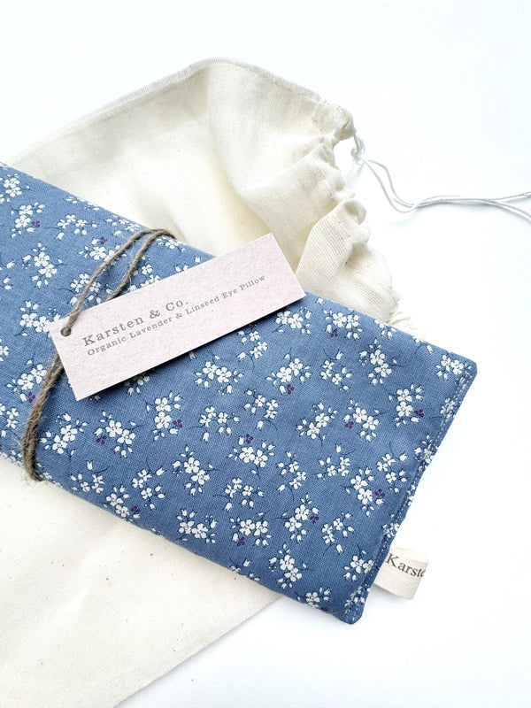 Organic Lavender Eye Pillow "English Garden"