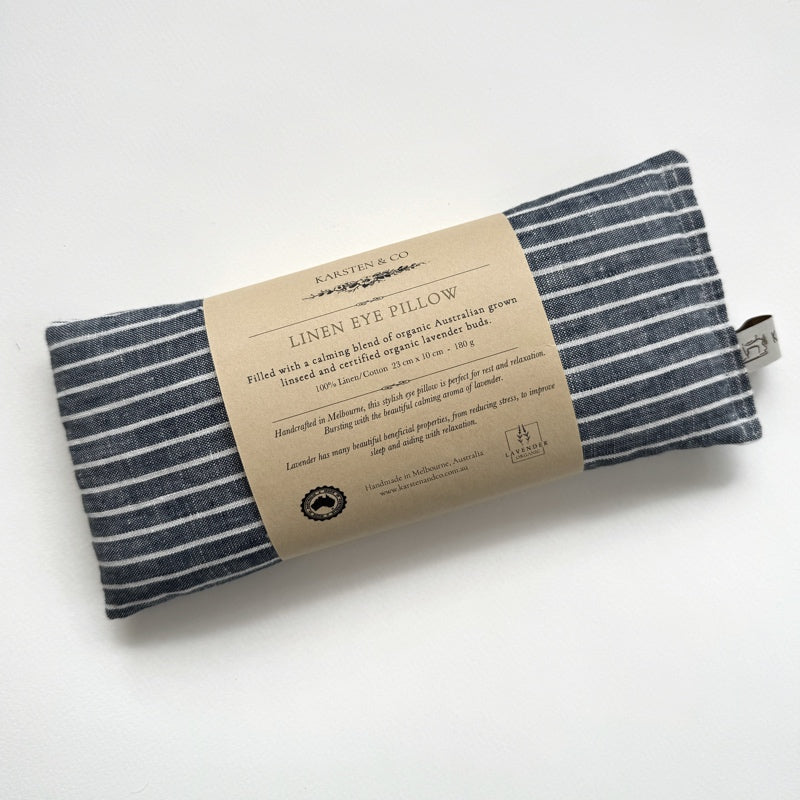 Natural Linen Eye Pillow - Organic Lavender