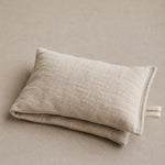 Load image into Gallery viewer, organic Lavender Lupin Heat Pack/Pillow - Natural Linen - Karstenandco
