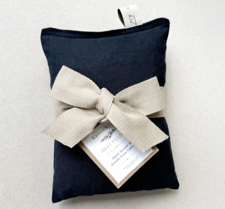 Linen Heat Pack - Pillow “Navy”