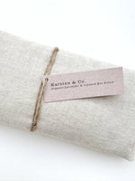 Load image into Gallery viewer, Natural Linen Eye Pillow, Organic Lavender
